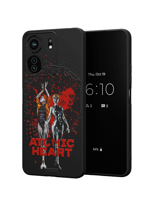 Силиконовый чехол для Xiaomi Redmi 13C "Atomic Heart: Близняшки"