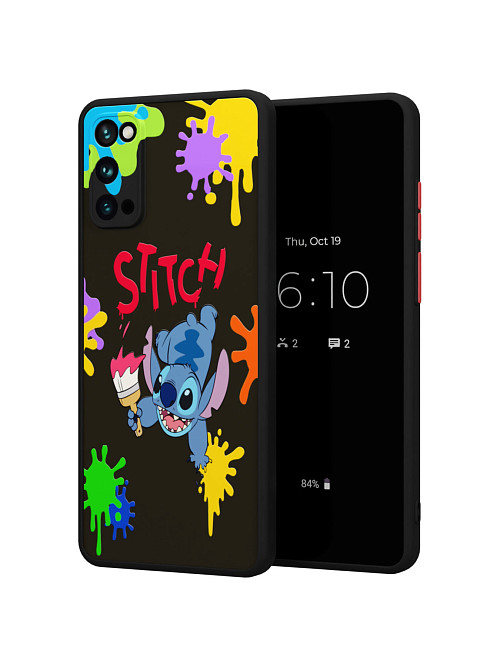 Противоударный чехол для Samsung Galaxy S20 "NOVEL: Stitch paints"