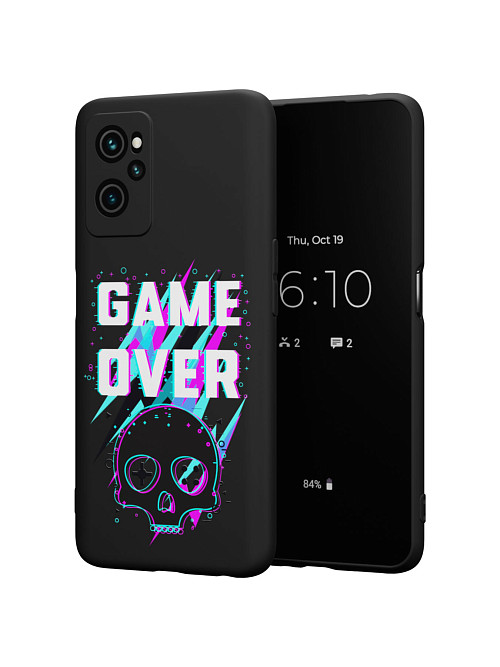 Силиконовый чехол для Realme 9i "Game over"