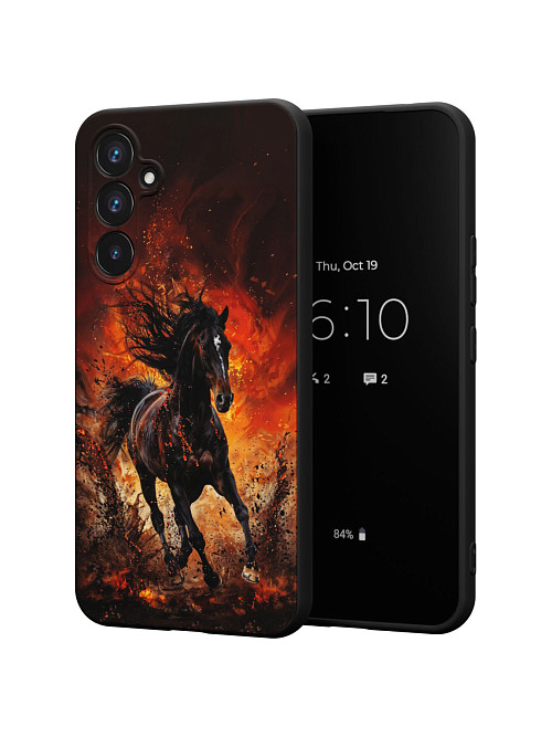 Силиконовый чехол для Samsung Galaxy A54 (5G) "Лошадь"