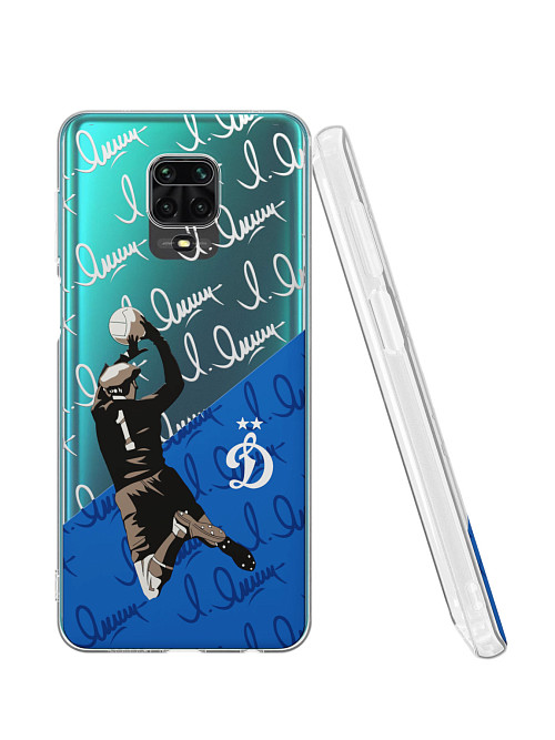 Силиконовый чехол для Xiaomi Redmi Note 9S "Динамо: Легенда - Яшин"