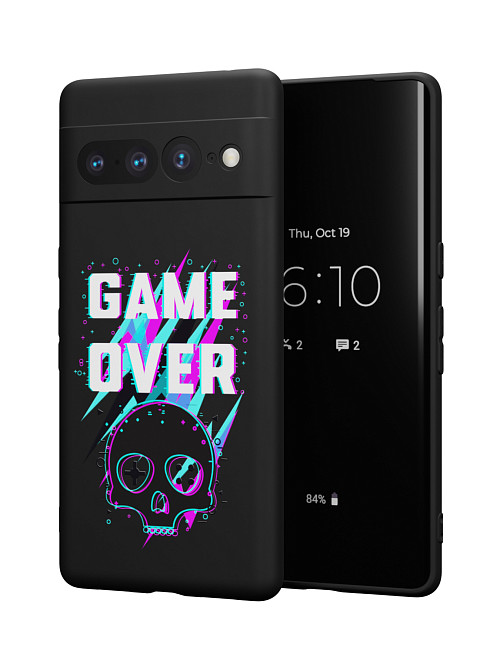 Силиконовый чехол для Google Pixel 7 Pro "Game over"