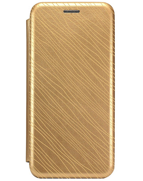 Чехол книжка для Samsung A52 "Золотые линии"