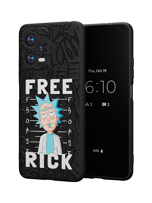 Силиконовый чехол для Xiaomi Redmi Note 12 (5G) "NOVEL: Free Rick"