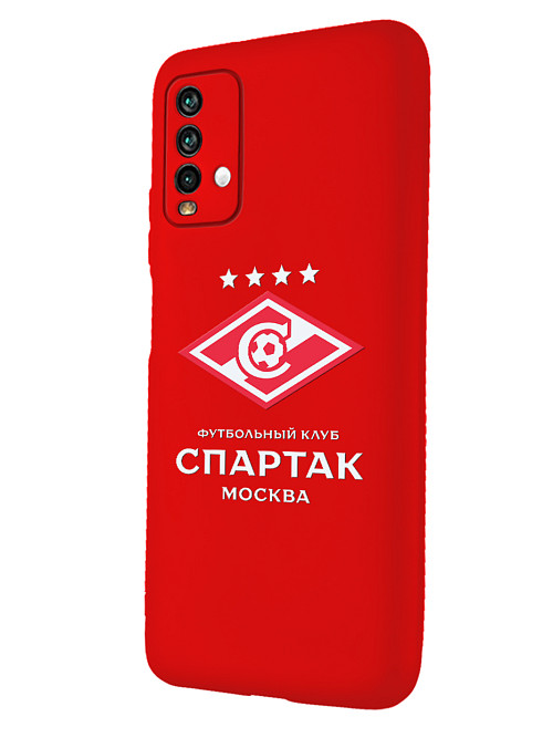 Силиконовый чехол для Xiaomi Redmi 9T "Футбольная команда Спартак"