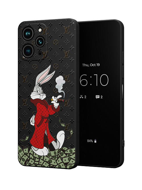 Силиконовый чехол для Xiaomi Redmi 12 "NOVEL: Багз Банни Louis Vuitton"