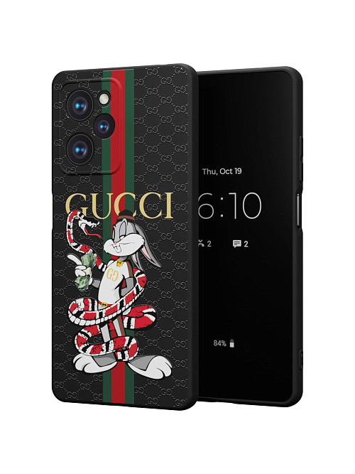 Силиконовый чехол для Poco X5 Pro (5G) "NOVEL: Багз Банни Gucci"