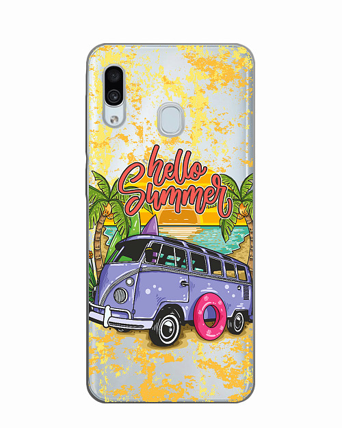 Силиконовый чехол для Samsung Galaxy A20 Volkswagen Transporter