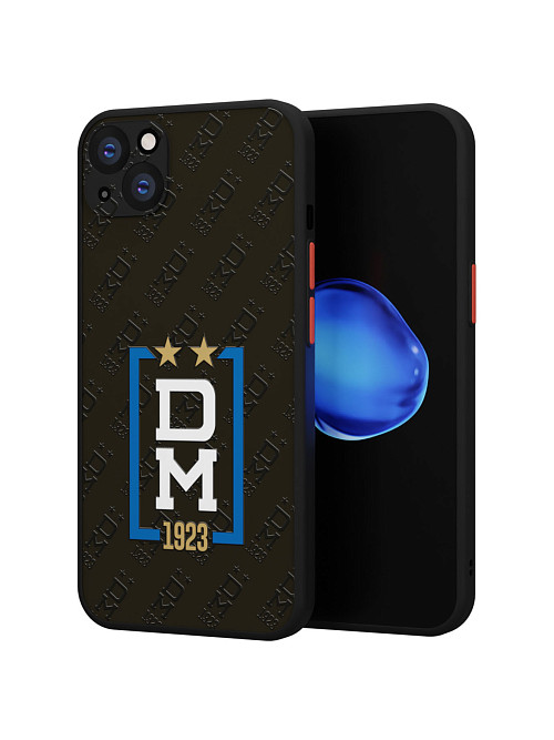 Противоударный чехол для Apple iPhone 15 Plus "Динамо: Dynamo Moscow 1923"