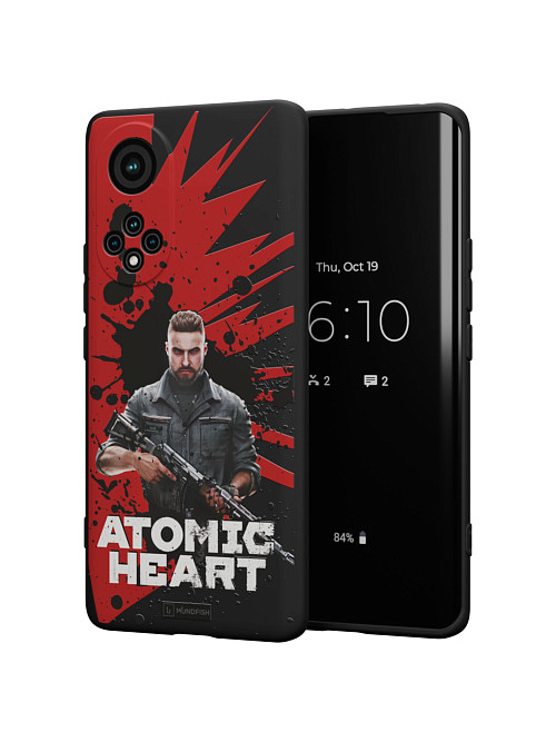 Силиконовый чехол для Huawei Nova 9 "Atomic Heart: Майор Нечаев"