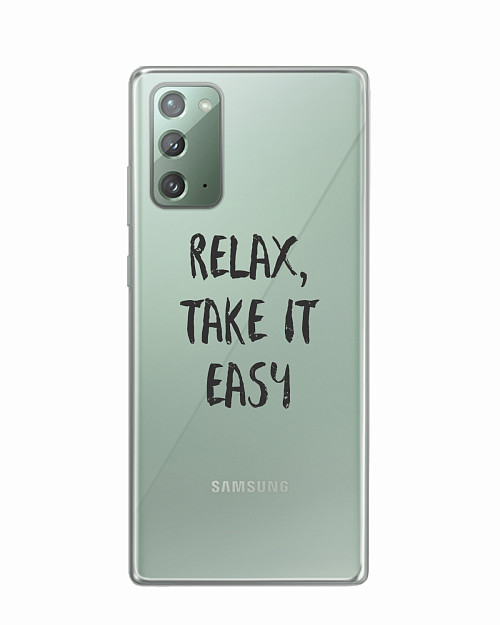 Силиконовый чехол для Samsung Galaxy Note 20 Relax, take it easy