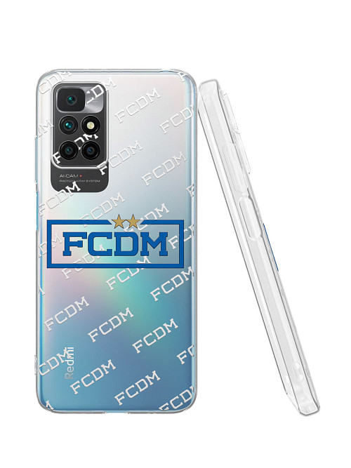 Силиконовый чехол для Xiaomi Redmi 10 "Динамо: FC Dynamo Moscow"