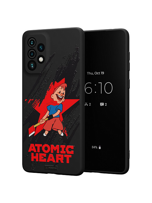 Силиконовый чехол для Samsung Galaxy A73 (5G) "Atomic Heart: Пионер"