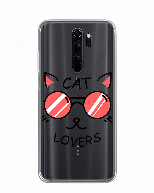 Силиконовый чехол для Xiaomi Redmi Note 8 Pro Cat lovers