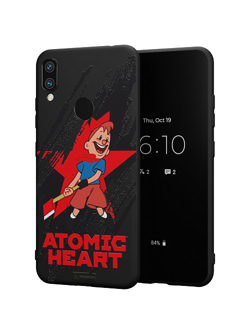 Силиконовый чехол для Xiaomi Redmi Note 7/Redmi Note 7 Pro "Atomic Heart: Пионер"