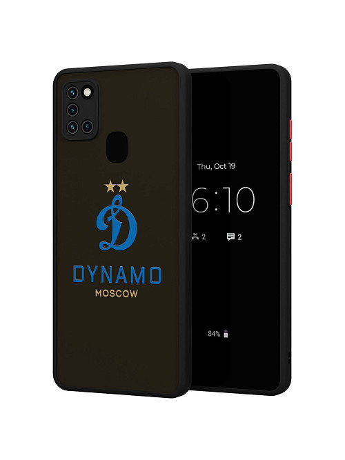 Противоударный чехол для Samsung Galaxy A21s "Динамо: Dynamo Moscow"