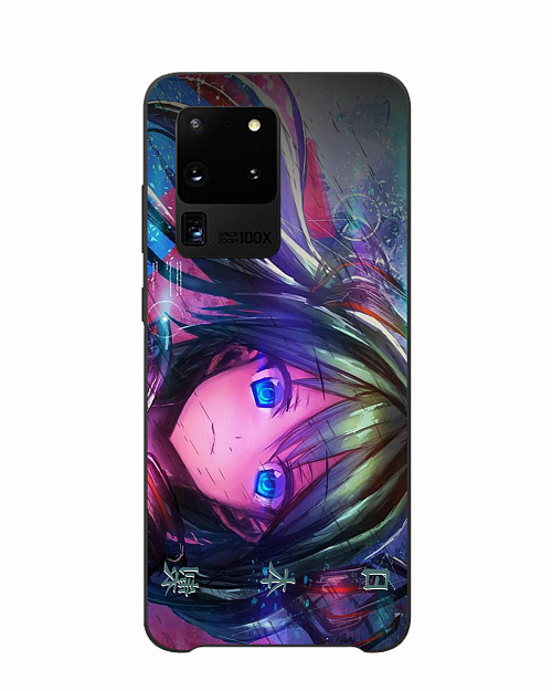 Силиконовый чехол для Samsung Galaxy S20 Ultra Hatsune Miku