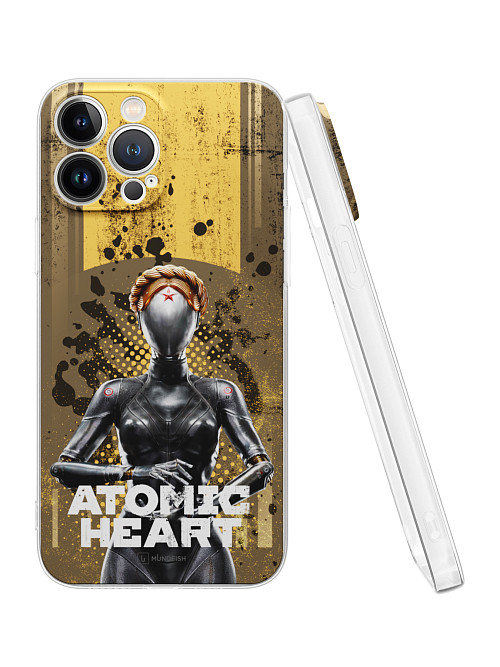 Силиконовый чехол для Apple iPhone 13 Pro Max "Atomic Heart: Левая близняшка"