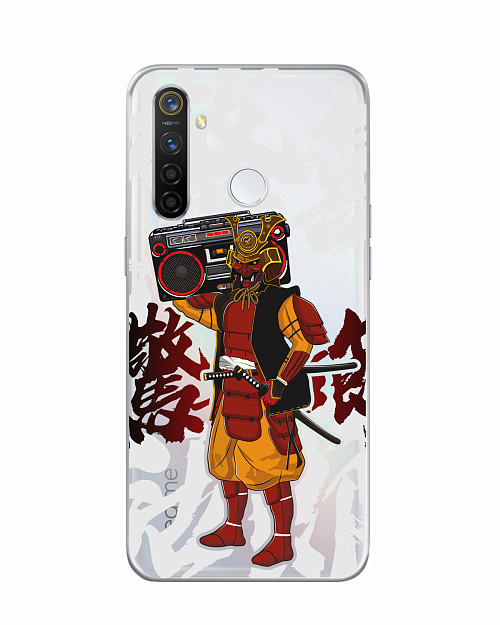 Силиконовый чехол для Realme C3 Hip-hop Samurai