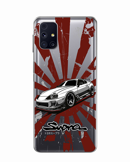 Силиконовый чехол для Samsung Galaxy M31S Toyota Supra