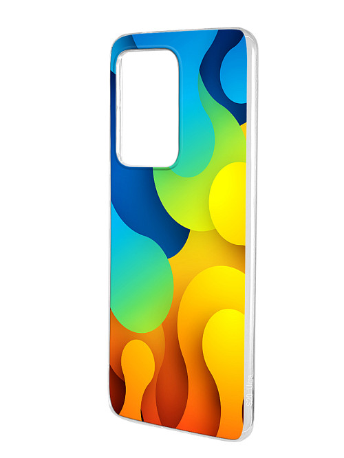 Силиконовый чехол для Samsung Galaxy S20 Ultra Яркая абстракция