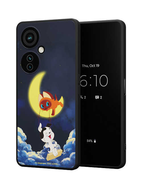 Силиконовый чехол для OnePlus Nord CE 3 Lite (5G) "Котенок по имени Гав: Лунные качели"