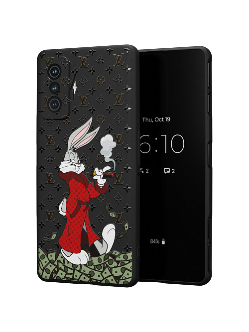 Силиконовый чехол для Xiaomi Redmi K50 Gaming Edition "NOVEL: Багз Банни Louis Vuitton"