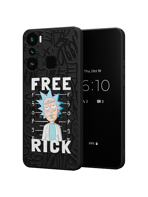 Силиконовый чехол для Infinix Hot 20i "NOVEL: Free Rick"