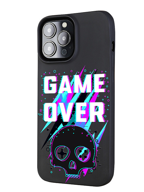 Силиконовый чехол для Apple iPhone 13 Pro Max Game over