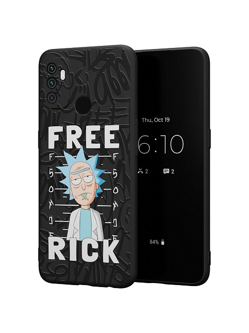 Силиконовый чехол для OPPO A53 (2020) "NOVEL: Free Rick"