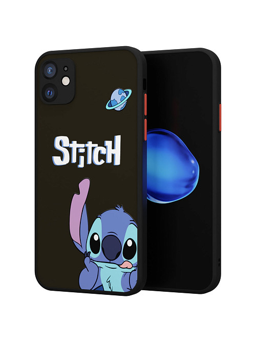 Противоударный чехол для Apple iPhone 11 "NOVEL: Stitch planet"