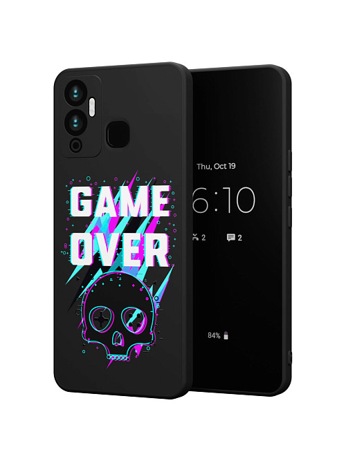 Силиконовый чехол для Infinix Hot 12 Play "Game over"