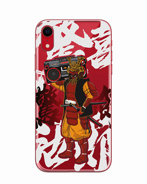 Силиконовый чехол для Apple iPhone Xr "Hip-hop Samurai"