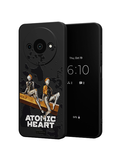 Силиконовый чехол для Xiaomi Redmi A3 "Atomic Heart: Боевые близняшки"