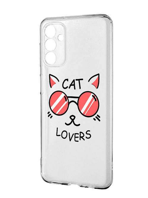 Силиконовый чехол для Samsung Galaxy A13 (4G) Cat lovers