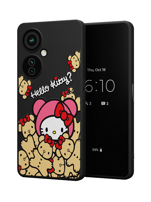 Силиконовый чехол для OnePlus Nord CE 3 Lite (5G) "NOVEL: Хеллоу Китти и медведи"