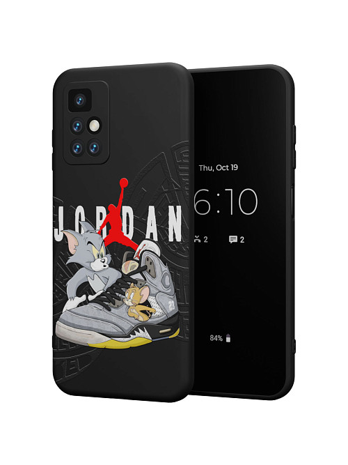 Силиконовый чехол для Xiaomi Redmi 10 "NOVEL: Том и Джери х Nike"