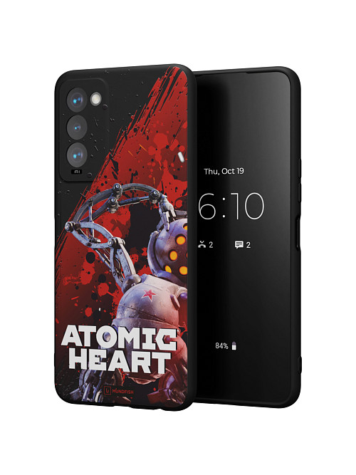 Силиконовый чехол для Tecno Camon 18/Camon 18T "Atomic Heart: Беляш (МА-9)"