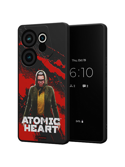 Силиконовый чехол для Tecno Camon 20 premier "Atomic Heart: Баба Зина"