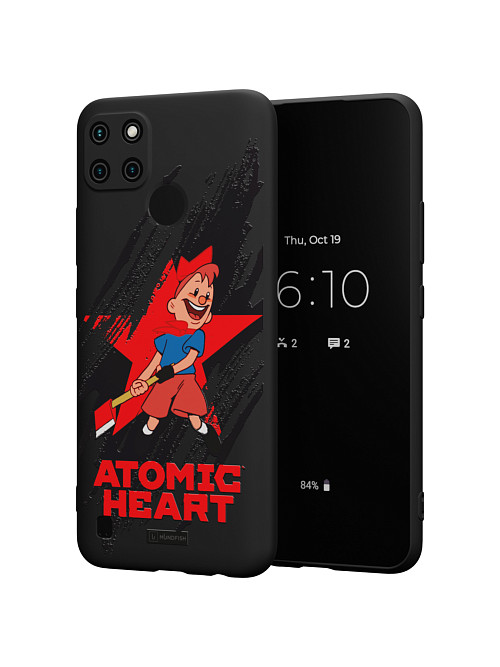 Силиконовый чехол для Realme C25Y "Atomic Heart: Пионер"