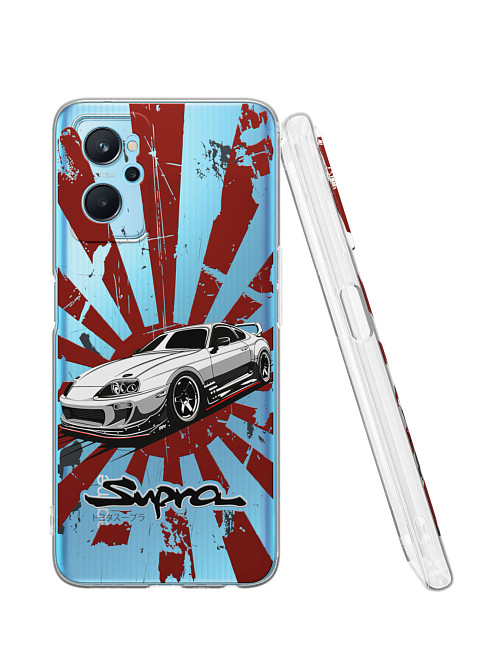 Силиконовый чехол для Realme 9i "Toyota Supra"