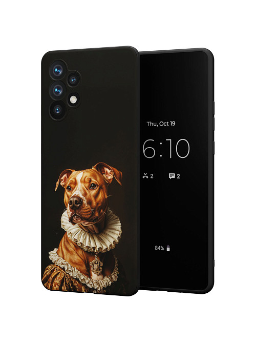 Силиконовый чехол для Samsung Galaxy A32 (4G) "Собака аристократ"