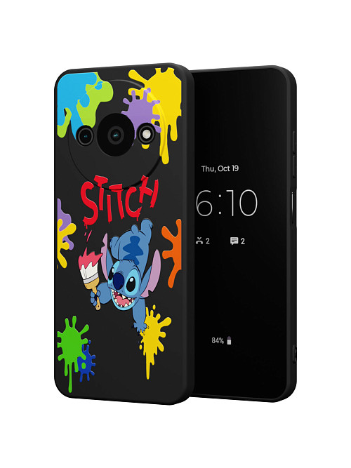 Силиконовый чехол для Xiaomi Redmi A3 "NOVEL: Stitch paints"