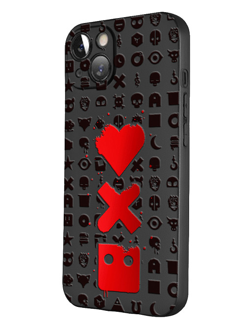 Силиконовый чехол для Apple iPhone 13 Love Death Robots