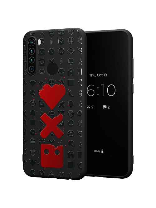 Силиконовый чехол для Xiaomi Redmi Note 8T "Love Death Robots"