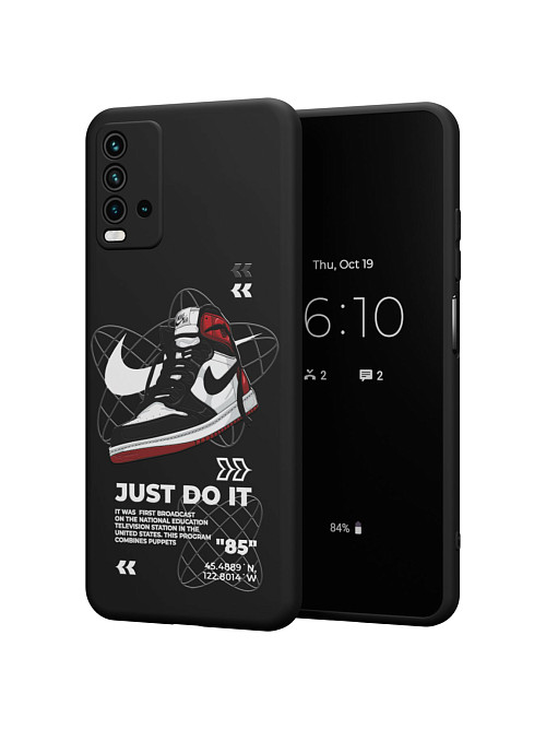 Силиконовый чехол для Xiaomi Redmi 9T "NOVEL: Just Do It"