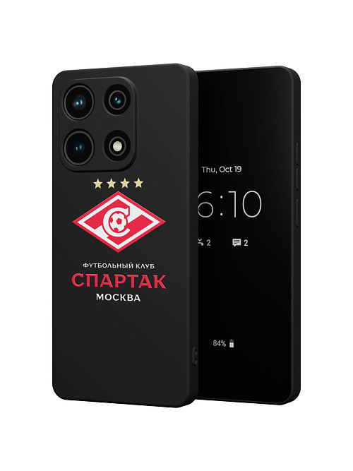 Силиконовый чехол для Xiaomi Redmi Note 13 (4G) "ФК Спартак Москва"