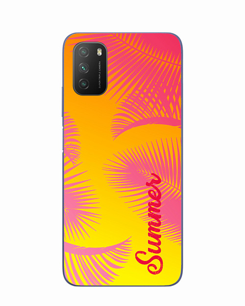 Силиконовый чехол для Poco M3 Summer