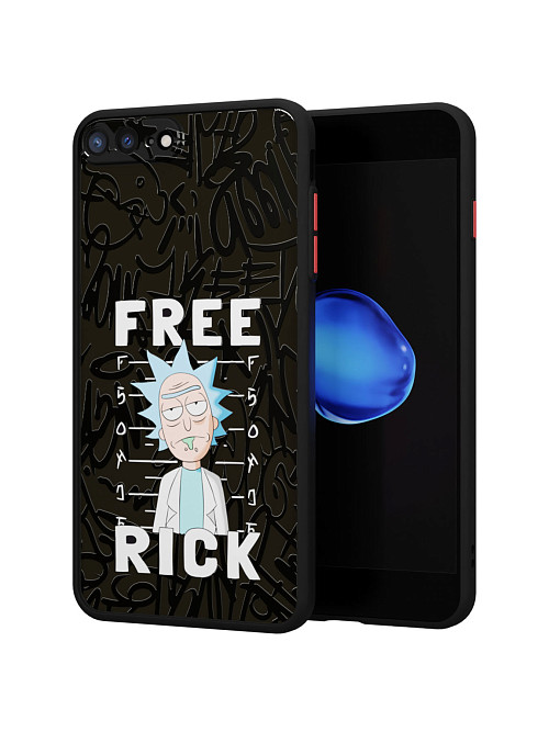 Противоударный чехол для Apple iPhone 7 Plus "NOVEL: Free Rick"