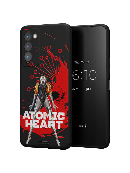 Силиконовый чехол для Tecno Camon 18/Camon 18T "Atomic Heart: Правая близняшка"